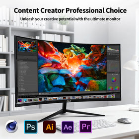 ZZA 32-inch high-contrast panel reveals deep shadows for cinematic scenes.