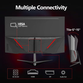 ZZA 1500R curve closeup showing immersive field of view.
