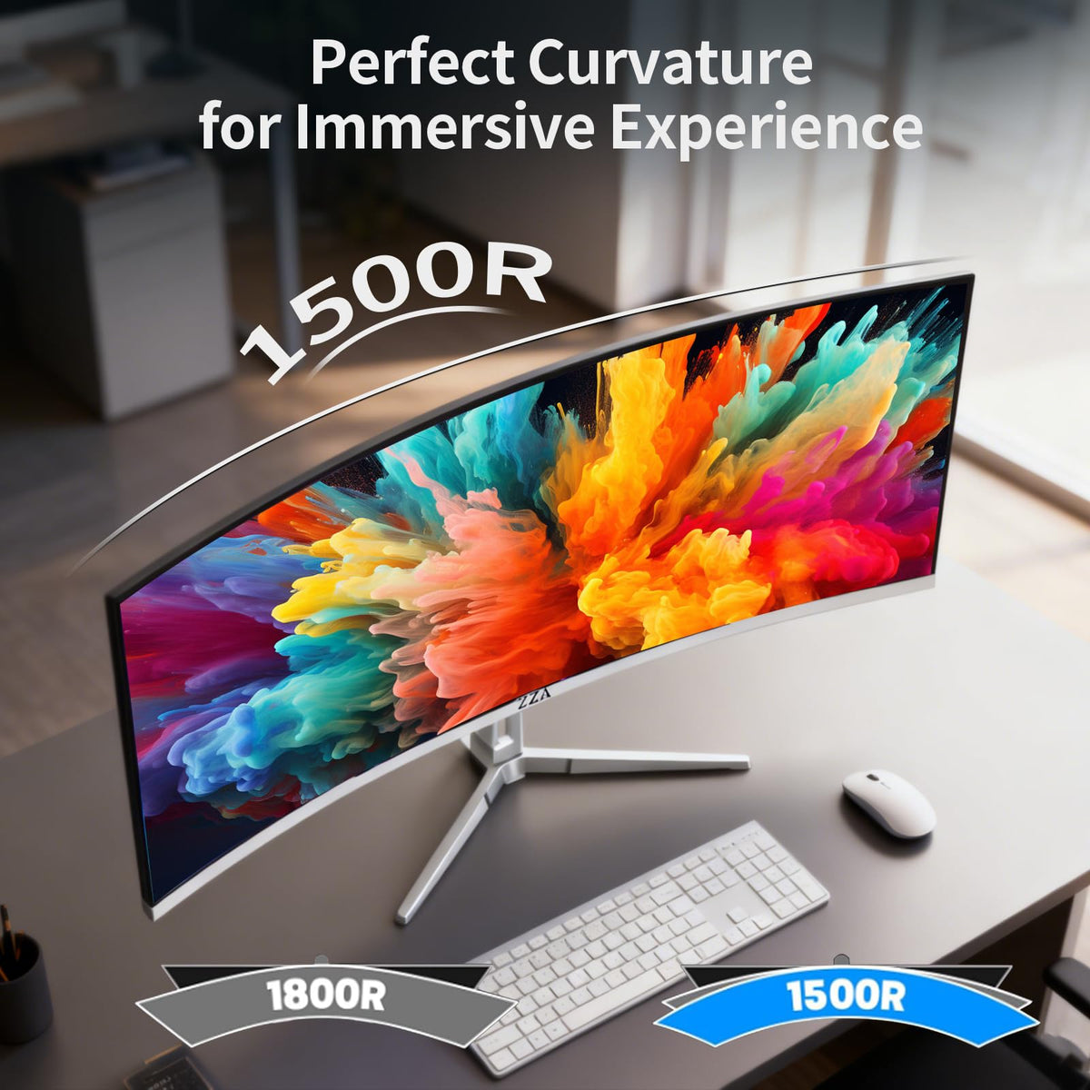 ZZA FreeSync eliminates tearing for smooth gameplay.