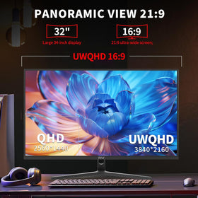 ZZA true colors with 99% sRGB and 95% DCI-P3 for color-accurate editing.