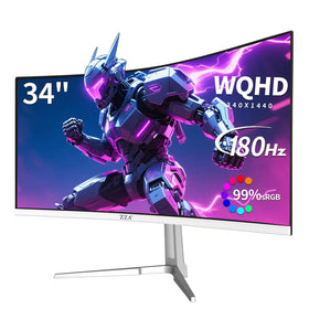ZZA UltraWide 1500R curve enhances immersive viewing for gaming and editing.