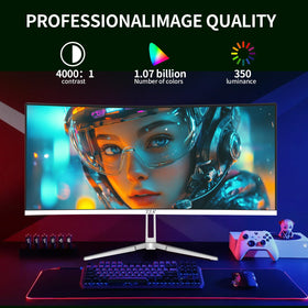ZZA monitor offers 178-degree viewing for shared content.