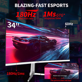 ZZA monitor with 4000:1 contrast for deep blacks and bright highlights.