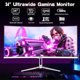 ZZA 3440x1440 WQHD resolution delivers sharp details.