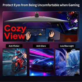 ZZA wall-mount-ready monitor compatible with 75x75mm VESA for flexible setups.