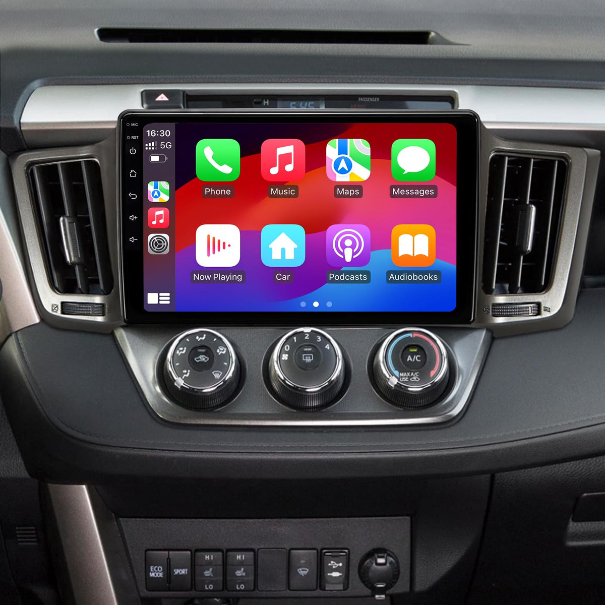 ZZH ten-point-two-inch display delivers crisp visuals for navigation and media on the road.