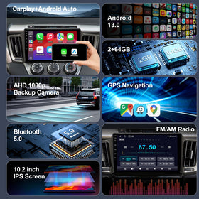 ZZH wireless CarPlay and Android Auto for hands-free connectivity.