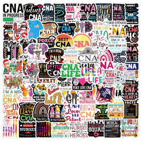 ZZHIYUN 120pcs sticker pack variegated designs for personalized accessories