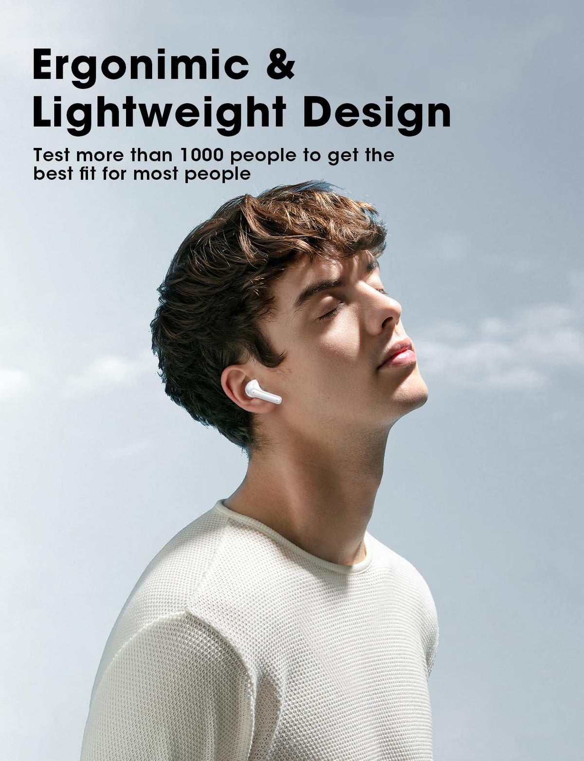 ZZU wireless earbuds leveraging Bluetooth 5.3 for fast, stable pairing.